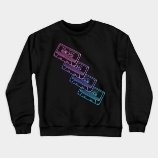 Neon Cassette Tape Crewneck Sweatshirt